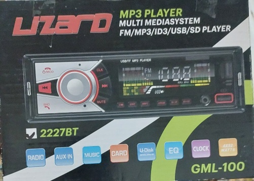 پخش خودرو کارکرده درحد نو لیزارد مدل:GML-100